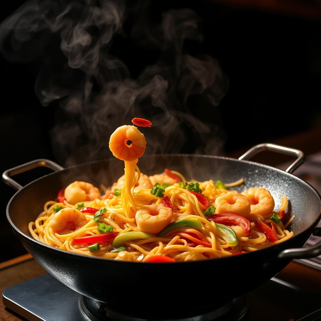 Wok-tossed stir fry
